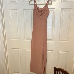 Chic Blush Maxi Dress